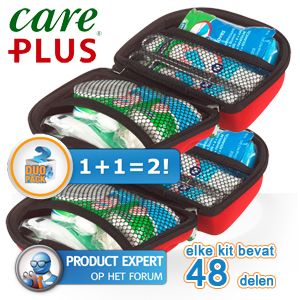 iBood - Duopack Care Plus First Aid Kit Start Plus voor auto- en campingreizigers, familie-uitjes, verre reizen en thuis iBood - Duopack Care Plus First Aid Kit Start Plus voor auto- en campingreizigers, familie-uitjes, verre reizen en thuis