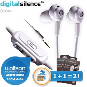 iBood - Duopack Digital Silence DS-101A Stereo analoge Ambient Noise Cancelling Headsets met microfoon iBood - Duopack Digital Silence DS-101A Stereo analoge Ambient Noise Cancelling Headsets met microfoon