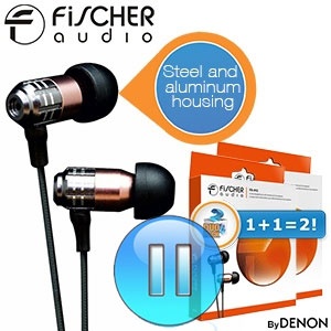 iBood - Duopack Fischer Audio FA-912 in-ears - Huntpauze, om 08:00 uur gaan we weer verder!