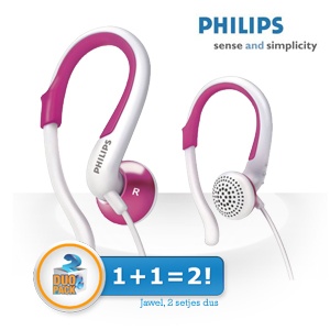 iBood - Duopack Philips Koptelefoons (SHS4848/10) iBood - Duopack Philips Koptelefoons (SHS4848/10)