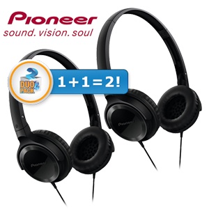iBood - Duopack Pioneer SE-MJ502-K gesloten ontwerp hoofdtelefoons