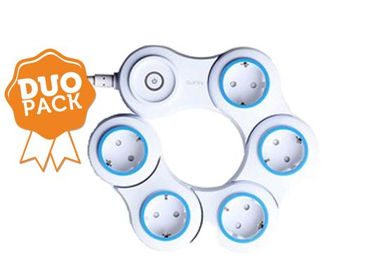 iBood - Duo-pack Quirky Pivot Power flexibele stekkerdozen