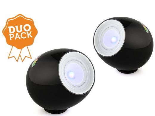 iBood - Duopack Ranex Mini Moving Colours LED lamp iBood - Duopack Ranex Mini Moving Colours LED lamp