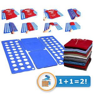 iBood - Duo-Pack van handige vouwplanken voor al je kleding! iBood - Duo-Pack van handige vouwplanken voor al je kleding!