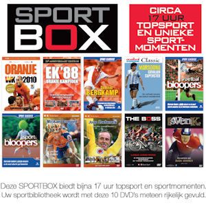 iBood - DVD Sportbox met 17 uur aan topsport en sportmomenten iBood - DVD Sportbox met 17 uur aan topsport en sportmomenten