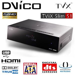 iBood - DViCO TViX HD Slim S1 Full HD Media Speler iBood - DViCO TViX HD Slim S1 Full HD Media Speler