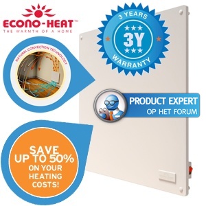 iBood - Econo-Heat eHeater 400 Watt - energiebesparend electrisch verwarmingspaneel iBood - Econo-Heat eHeater 400 Watt - energiebesparend electrisch verwarmingspaneel