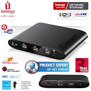 iBood - Eenvoudig al je USB opslag en printer(s) draadloos opnemen in je netwerk met de Iomega® iConnect Wireless Data Station! iBood - Eenvoudig al je USB opslag en printer(s) draadloos opnemen in je netwerk met de Iomega® iConnect Wireless Data Station!