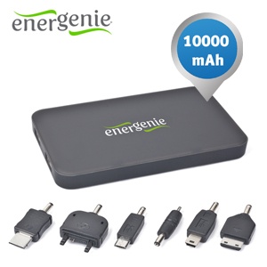 iBood - EnerGenie 10000 mAh Power Bank - alles onderweg opladen iBood - EnerGenie 10000 mAh Power Bank - alles onderweg opladen