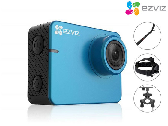 iBood - Ezviz S2 FHD Action Cam + Accessoires