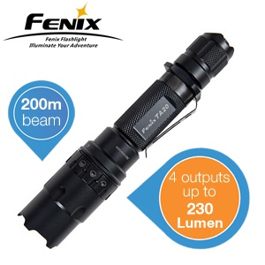 iBood - Fenix tactische LED zaklamp met een stroboscoop van 230 Lumen iBood - Fenix tactische LED zaklamp met een stroboscoop van 230 Lumen