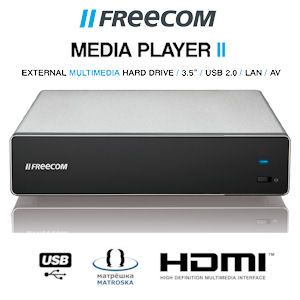 iBood - Freecom MediaPlayer II 1TB met HDMI en aluminium design iBood - Freecom MediaPlayer II 1TB met HDMI en aluminium design