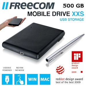 iBood - Freecom Mobile Drive XXS 2.5 inch Hard Disk met 500 GB iBood - Freecom Mobile Drive XXS 2.5 inch Hard Disk met 500 GB