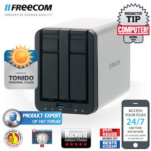 iBood - Freecom SilverStore dualbay NAS met Tonido Private Cloud-functionaliteit