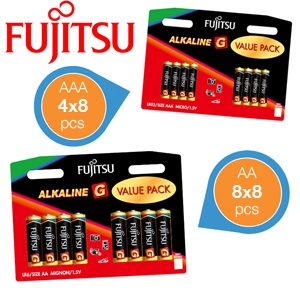 iBood - Fujitsu Batterijenbundel 64X AA en 32X AAA - houdbaar tot 2020 iBood - Fujitsu Batterijenbundel 64X AA en 32X AAA - houdbaar tot 2020