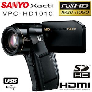 iBood - Full HD Sanyo Xacti HD1010 Digital Media Camera met 10 x optische zoom iBood - Full HD Sanyo Xacti HD1010 Digital Media Camera met 10 x optische zoom