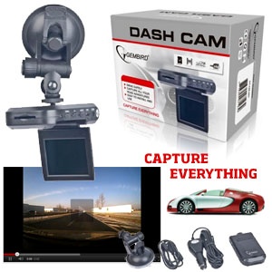 iBood - Gembird DCAM HD-camera met geluid voor in de auto iBood - Gembird DCAM HD-camera met geluid voor in de auto