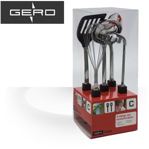iBood - Gero Cube 5-delige set keukenhulpen iBood - Gero Cube 5-delige set keukenhulpen