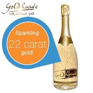 iBood - Gold Cuvee Brut 0,75cl met 22 karaat bladgoud iBood - Gold Cuvee Brut 0,75cl met 22 karaat bladgoud