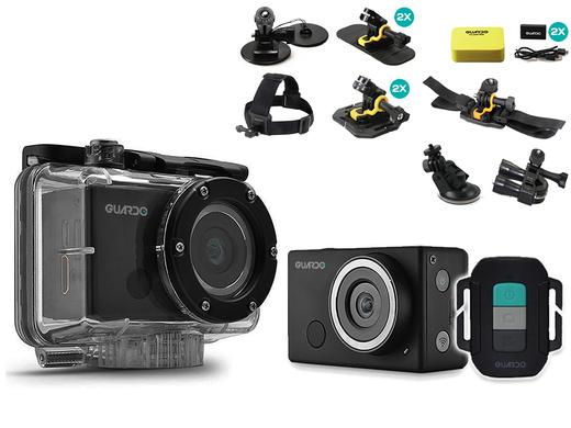 iBood - Guardo 1080p Action camera + veel accessoires iBood - Guardo 1080p Action camera + veel accessoires