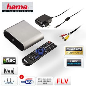iBood - Hama MP20 Full-HD media player: speel al je digitale media op de tv, projector of monitor! iBood - Hama MP20 Full-HD media player: speel al je digitale media op de tv, projector of monitor!