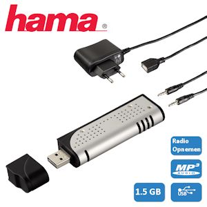 iBood - Hama Popstick Memo Recorder met Radio Functie iBood - Hama Popstick Memo Recorder met Radio Functie