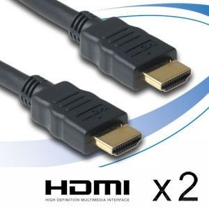 iBood - HDMI Kabel Duo Pack „Gold-Plated” iBood - HDMI Kabel Duo Pack „Gold-Plated”