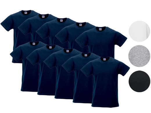 iBood Health & Beauty - 10x Russell Basic T-Shirt iBood Health & Beauty - 10x Russell Basic T-Shirt