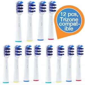 iBood Health & Beauty - 12 opzetborstels compatibel met Oral-B Trizone electrische tandenborstel (multipack) iBood Health & Beauty - 12 opzetborstels compatibel met Oral-B Trizone electrische tandenborstel (multipack)