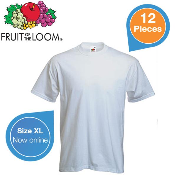 iBood Health & Beauty - 12 witte t-shirts iBood Health & Beauty - 12 witte t-shirts