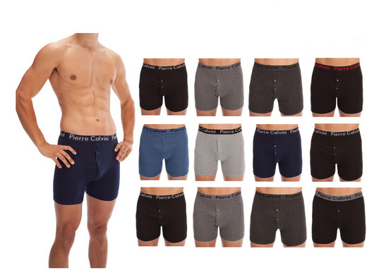 iBood Health & Beauty - 12-Pack Pierre Calvini Boxershorts