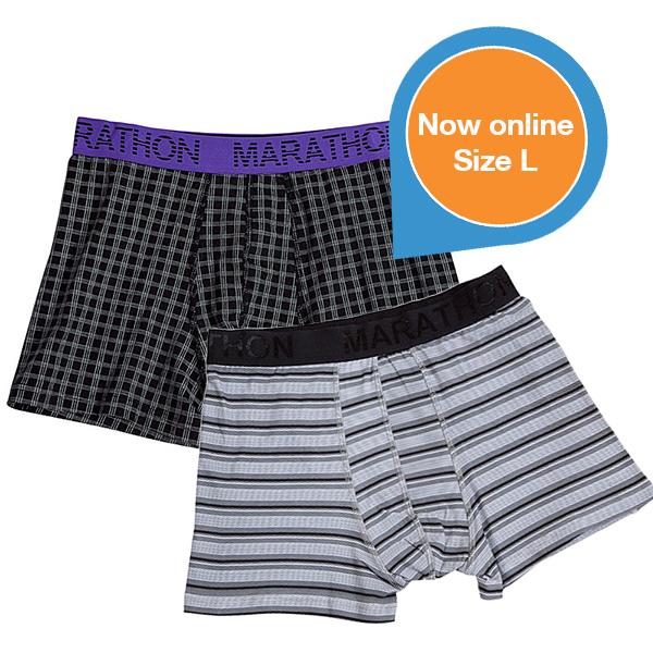 iBood Health & Beauty - 2 Paar Marathon Boxer Shorts