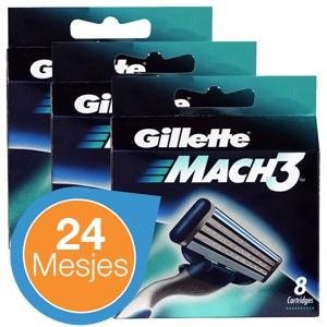 iBood Health & Beauty - 24 Gillette Mach3 mesjes iBood Health & Beauty - 24 Gillette Mach3 mesjes