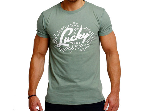 iBood Health & Beauty - 3x Lucky West T-Shirts met Print