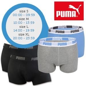iBood Health & Beauty - 4 Puma herenboxers - maat L iBood Health & Beauty - 4 Puma herenboxers - maat L