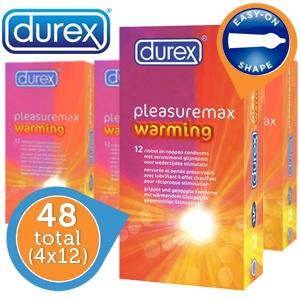 iBood Health & Beauty - 48 Durex Pleasuremax Warming condooms