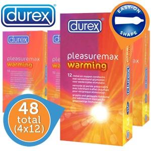 iBood Health & Beauty - 48 Durex Pleasuremax Warming condooms iBood Health & Beauty - 48 Durex Pleasuremax Warming condooms