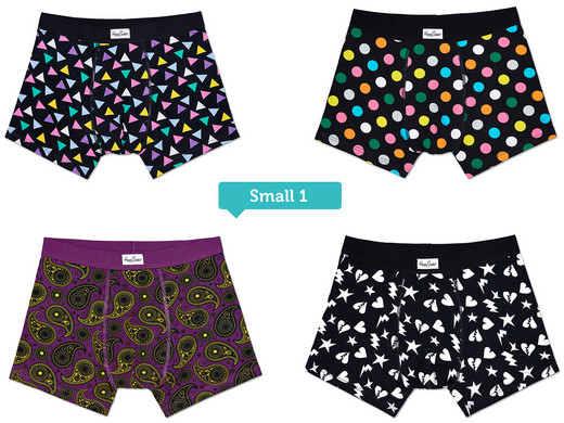 iBood Health & Beauty - 4x Happy Socks Boxershorts