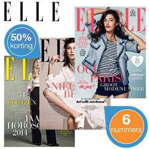 iBood Health & Beauty - 50% korting op een halfjaarabonnement op modemagazine ELLE (6 nummers) iBood Health & Beauty - 50% korting op een halfjaarabonnement op modemagazine ELLE (6 nummers)