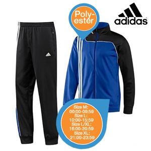 iBood Health & Beauty - Adidas Sereno 11 trainingspak - kobalt blauw/zwart - maat 6 (M) online: 00:00-09:59