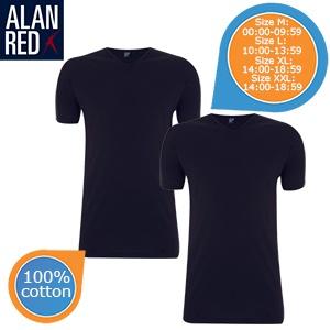 iBood Health & Beauty - Alan Red West-Virginia t-shirts (duo pack), donkerblauw ? maat L online 10:00-13:59 iBood Health & Beauty - Alan Red West-Virginia t-shirts (duo pack), donkerblauw ? maat L online 10:00-13:59