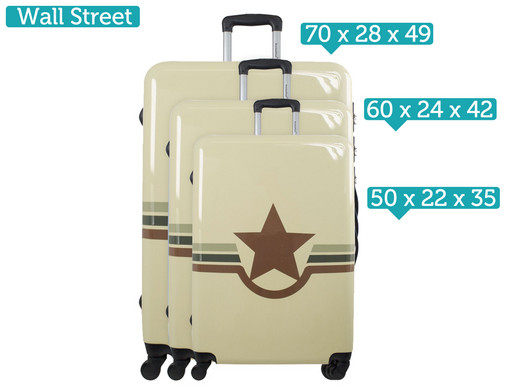 iBood Health & Beauty - American Travel Trolleyset | 3-delig iBood Health & Beauty - American Travel Trolleyset | 3-delig
