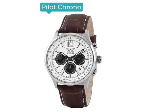 iBood Health & Beauty - Aviator F-Series Pilot Herenhorloge