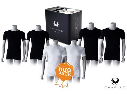 iBood Health & Beauty - Cavello duo-pack basic t-shirts iBood Health & Beauty - Cavello duo-pack basic t-shirts
