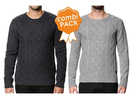 iBood Health & Beauty - Combi-pack ONLY & SONS Bale Knit sweaters