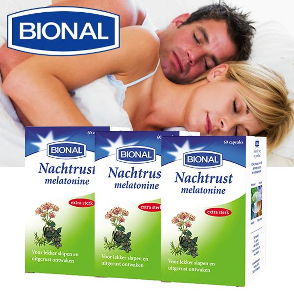 iBood Health & Beauty - Drie keer Bional Melatonine Nachtrust iBood Health & Beauty - Drie keer Bional Melatonine Nachtrust