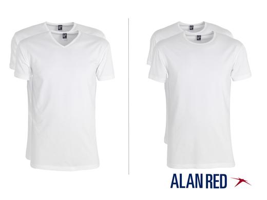 iBood Health & Beauty - Duopack Alan Red basic T-shirts - wit iBood Health & Beauty - Duopack Alan Red basic T-shirts - wit