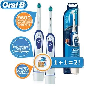 iBood Health & Beauty - Duopack Braun Oral-B elektrische tandenborstel AdvancePower 450 Series - DB 4010 iBood Health & Beauty - Duopack Braun Oral-B elektrische tandenborstel AdvancePower 450 Series - DB 4010