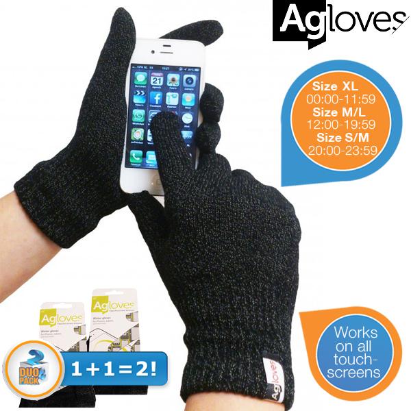 iBood Health & Beauty - Duopack touchscreen Agloves iBood Health & Beauty - Duopack touchscreen Agloves