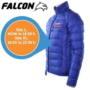 iBood Health & Beauty - Falcon Hunter all-season jack blauw maat L